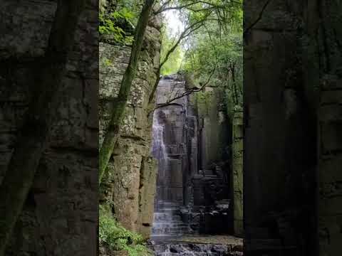 Cascata Linda no interior do RS 🌿🍃 #paisagemnatural #nature