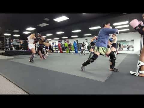 Training at Eastside Muay Thai 1-14-23