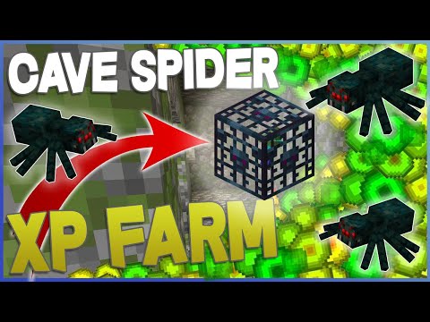 Insane Minecraft 1.19 Cave Spider Farm - NO REDSTONE!