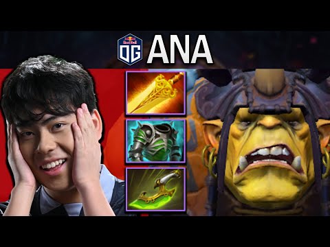 OG.ANA SMURF ALCHEMIST WITH 22 KILLS & 1200 GPM - DOTA 2 7.30 GAMEPLAY