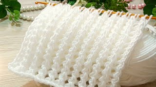 So Beautiful😍🌸 How to Crochet for beginners / Crochet baby blanket / tunisian crochet