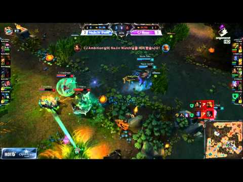 Playmaker Ambition OP Nidalee play (Blaze vs. WhiteShield)