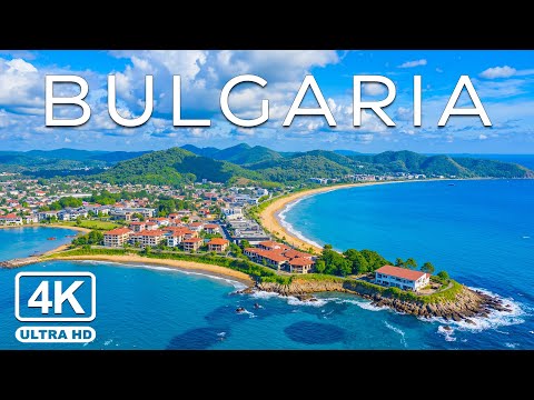 Flying Over Bulgaria 4K Video - Explore Beautiful Country & Extremely Relaxing Music - 4K Ultra HD