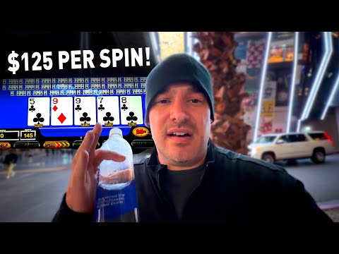 Four $125 Pulls. One Video Poker Session. Absolute Chaos.