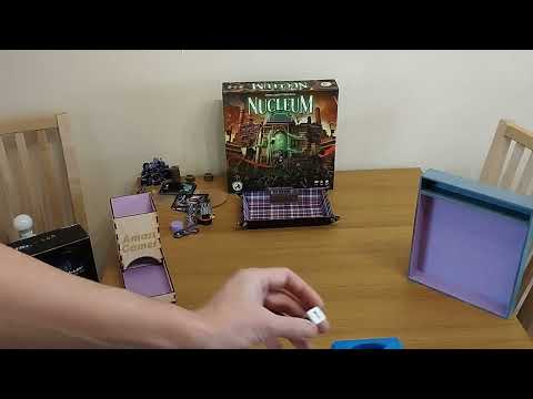 Nucleum dice distancing 89 #boardgame  #tabletop  AmassGames  #bgg   #games #game #board #euro