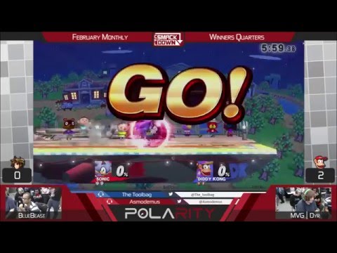 CFL Smackdown February Monthly - ONI | Heero (Sonic) vs MVG | Dyr (Diddy Kong) - Winners Semis