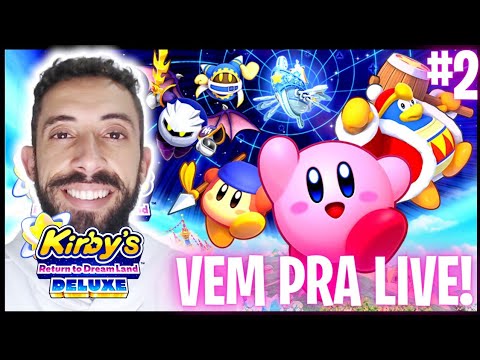 OÁSIS OLIVA E RESERVA REFRESCO EM KIRBY RETURN TO DREAM LAND DELUXE PT-BR #2 (Nintendo Switch)