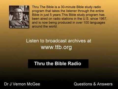 Dr J Vernon McGee Q&A - Unprofitable Religious Arguments