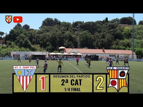 AT.C.SANT POL 1 - UE QUART 2 I 1/4 FINAL TORNEO ALTERNATIVO 2ªCAT I CATALUNYA FUTBOL