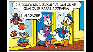 Donald e Margarida em Parabéns a você | Quadrinhos Disney (Ed. Abril 1972)