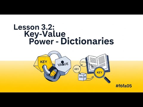 Lesson 6 Python Dictionary Explained Key Value Power Hash Maps Data Structures Tutorial