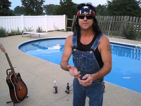 Jimmy St. James, pool side sippin some Jimmy Beam.