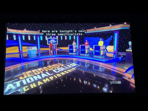Jeopardy National College Championship 2022, intro - Semifinal #2 (2/17/22)