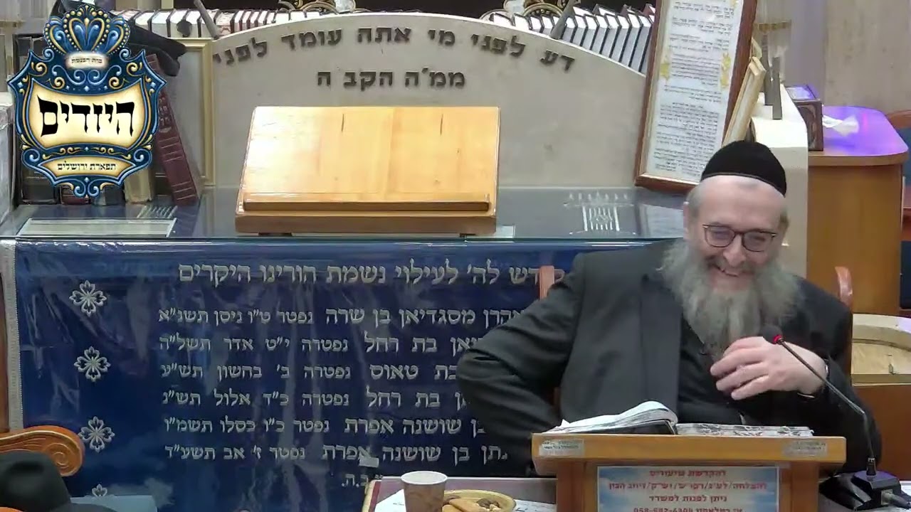 הרב יהושע ויזגן מסכת חולין דף עג עמוד א'