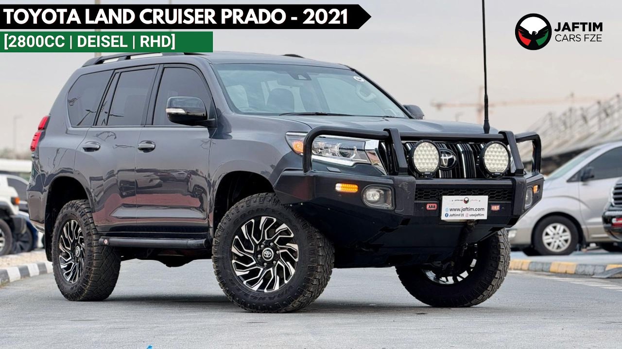 Toyota Prado 2021 | BULL BAR WITH LED LIGHTS | RHD | 2.8L DIESEL ENGINE | AUTOMATIC TRANSMISSION | 4 X 4 | SUNROO video