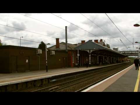 A4 locomotive 'Bittern' Sweeps Grantham Clean - 29 06 13