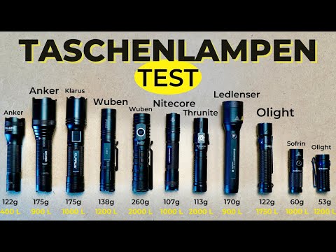 11 flashlights tested - these are the BEST.