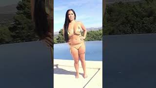 Gold Bikini Haul Fashion Show #shorts