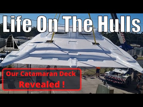 DIY Demoulding 40ft Catamaran Deck  [Part 2/2]"Ep194