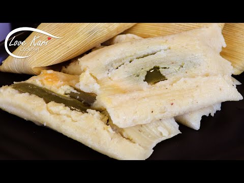 No More Dry Tamales with Cheese using this Recipe Como Hacer Tamales de Rajas con Queso Receta