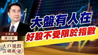 大盤有人在 好股不受限於指數｜大戶羅盤籌碼動能 ｜謝宗霖