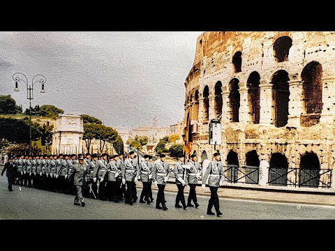 Vorbeimarsch 7./Wachbataillon BMVg Militärparade Nationalfeiertag Republik Italien 02.06.2005 Rom