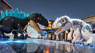 Godzilla 1998 vs Indominus Rex no LEGO Jurassic World