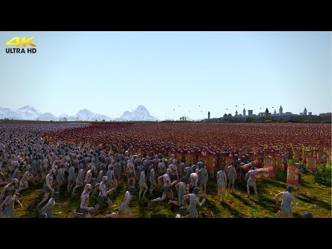 CASTLE DEFENSE! HUMANS vs 1 MILLION ZOMBIE | Ultimate Epic Battle Simulator 2 Gameplay - UEBS 2