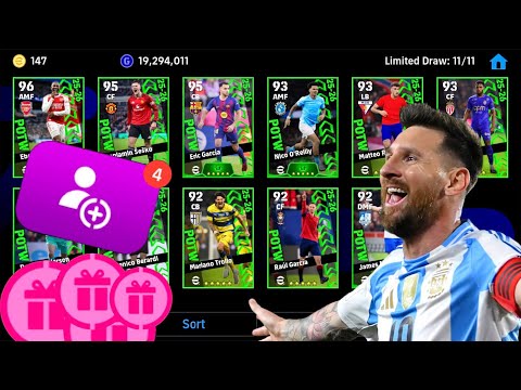 REWARDS X4 PACK OPENING!! 😱😱 EFOOTBALL 2026 MOBILE