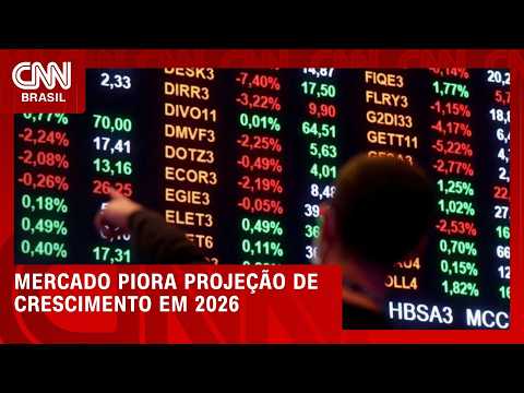 Mercado revê para baixo expectativas para inflação e PIB em 2026, diz Focus | HORA H