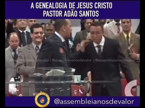 Pr. Adão Santos, o cego que enxerga o sobrenatural recitando a Genealogia de Jesus Cristo