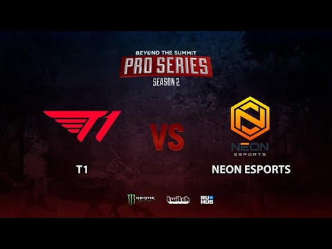 T1 vs Neon Esports, BTS Pro Series Season 2: SEA, bo2, game 1 [Maelstorm & JAM]