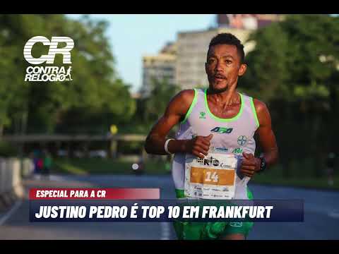 Justino Pedro é top 10 na Maratona de Frankfurt com recorde pessoal