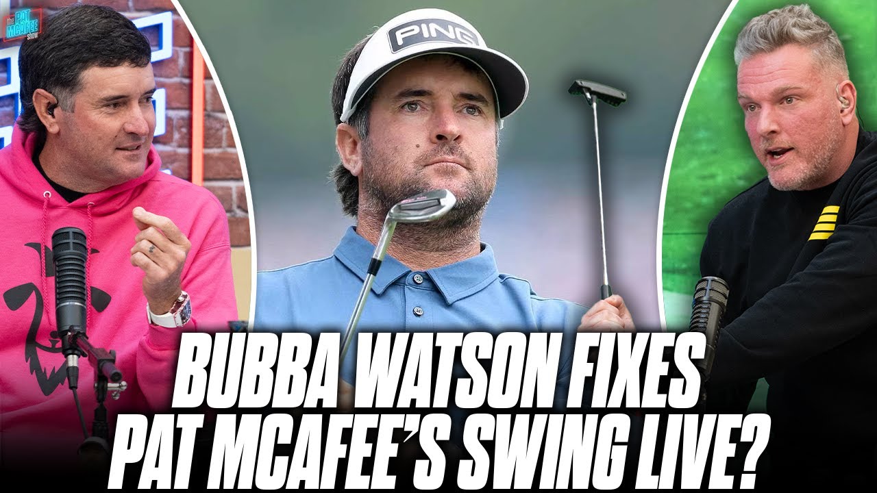 Bubba Watson Roasts Pat McAfee's Golf Swing, Opens Up About Anxiety & Mental Health Issues - YouTube