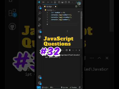 32 Javascript Questions Series Coding Webdevelopment Codingsimplifiedspace Javascripttutorial
