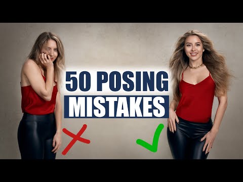 How to Pose & Look GOOD in Every Photo! 50 Mistakes to Avoid