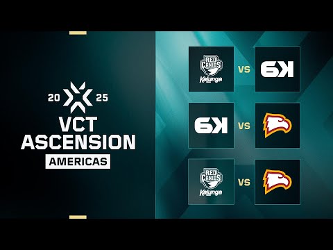6K vs RED | 6K vs WU | RED vs WU | VCT Ascension Americas 2025 - Play-in