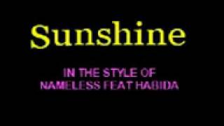 Sunshine By Nameless Feat Habida with Lyrics Cloudnine Sing Along Video