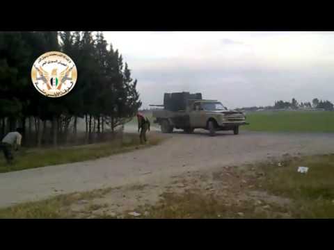 التصدي لقوات النظام من قبل الفرقة الأولى مشاة على جبهة العتيبة في ريف دمشق