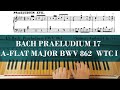 Bach Prelude No. 17 in A-flat major from Well-Tempered Clavier book 1, BWV 862 spinet Andrea Chezzi