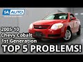 Top 5 Problems Chevy Cobalt Coupe 1st Generation 2005 10