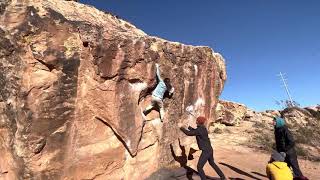 Video thumbnail of A Word From Our Sponsors, V6. Moe’s Valley