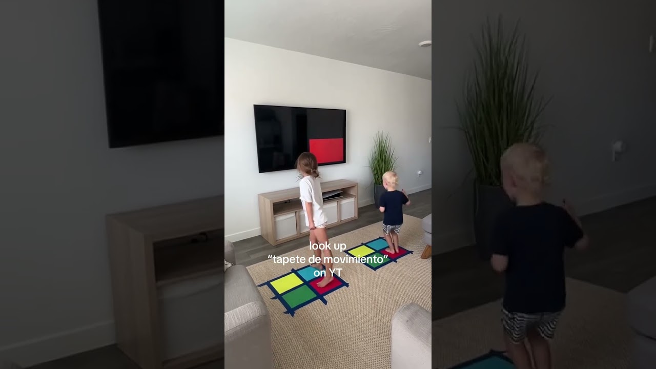 Color-Based Movement Game for Indoors #mom #preschoolmom #diy #teacher #classroomsetup #kidsplaying