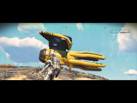 No Man's Sky planetary surface mining with the Positron Ejector