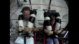 Jason D Williams and son take on the Sling Shot at the Minnesota State Fair 2013