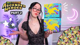 OPENING MORE ASCENDED HEROES 💙💛 Pokemon Center VS Regular ETB!?