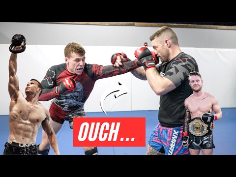Blue Belt's 1st Time Sparring MMA | MMA Commentary