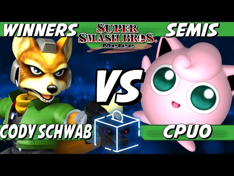 Coinbox 61 - Cody Schwab (Fox) vs CPU0 (Jigglypuff) Winners Semis - Smash Melee