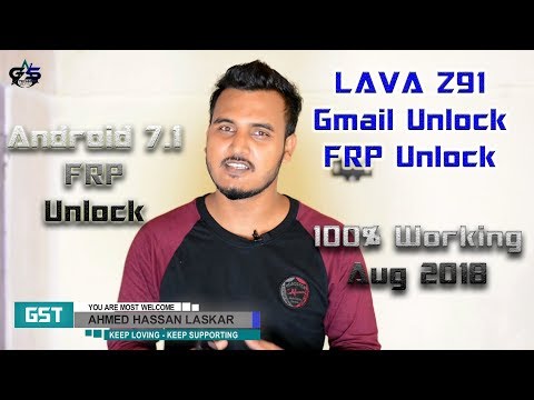 Lava Z91 Gmail bypass | Lava Z91 FRP Unlock | Android 7 Frp Unlock | Lava Z91 Google Account Bypass