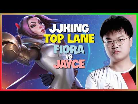 Rank 1 Fiora : JJking is showing DEVASTATING Mechanics against Jayce in Challenger Elo
